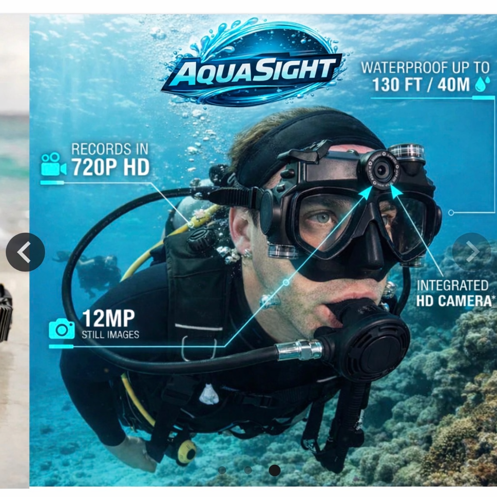 AquaSight HD Recording Goggles
